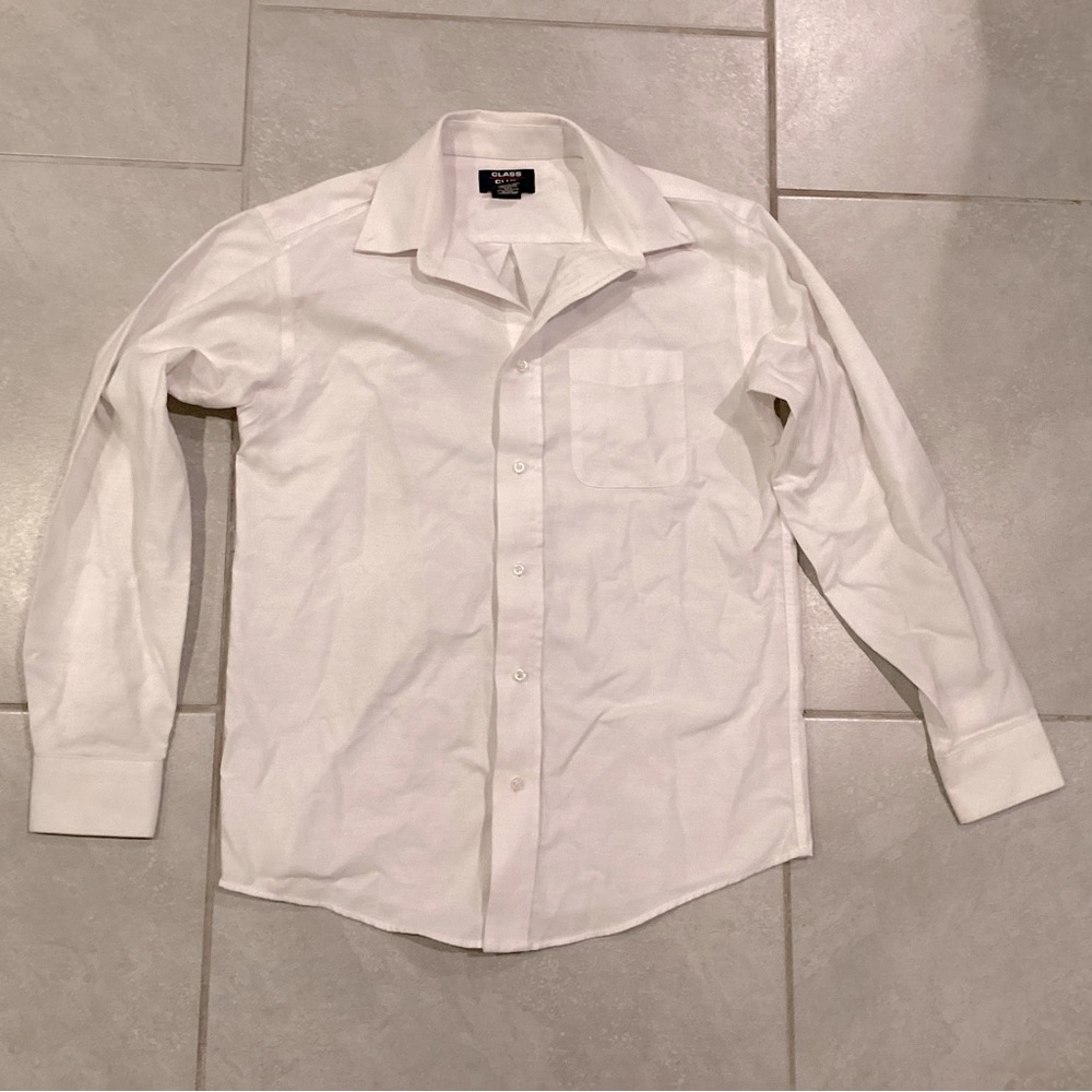 Class Club Crisp White Dress Shirt